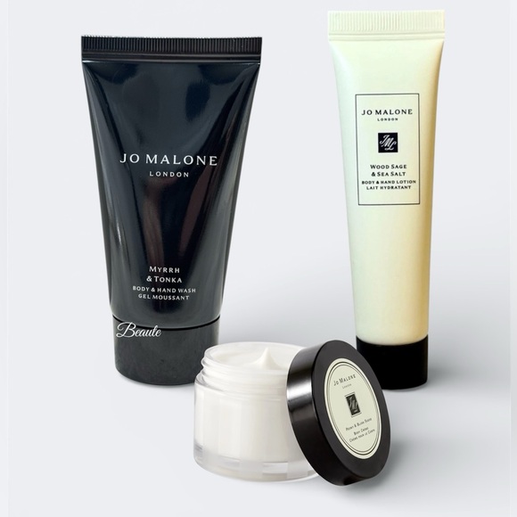 New 3 Jo Malone - Myrrh & Tonka Body Wash / Wood Sage Lotion and Body butter
